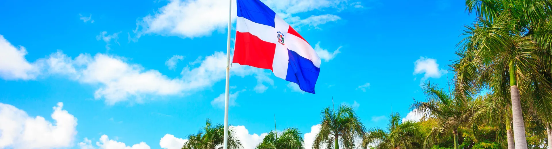 Dominicaanse Republiek Punta Cana vlag header